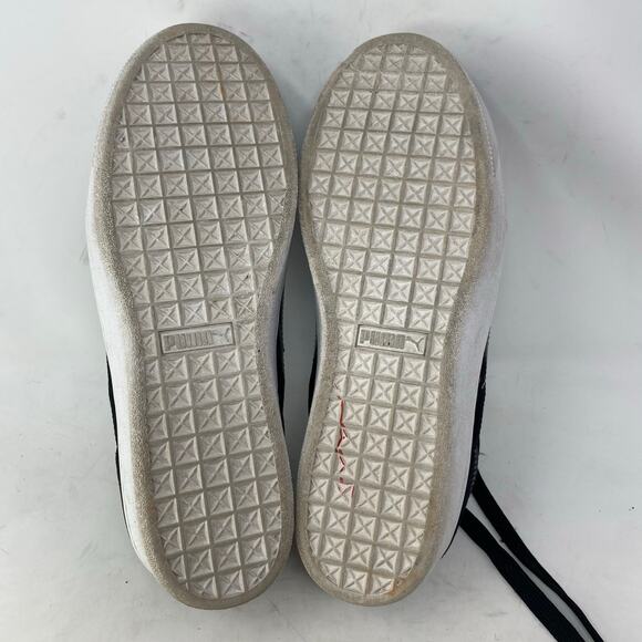 Puma Vikky Platform Sneakers Black Suede Shoes Womens Size 10 - Picture 8 of 8